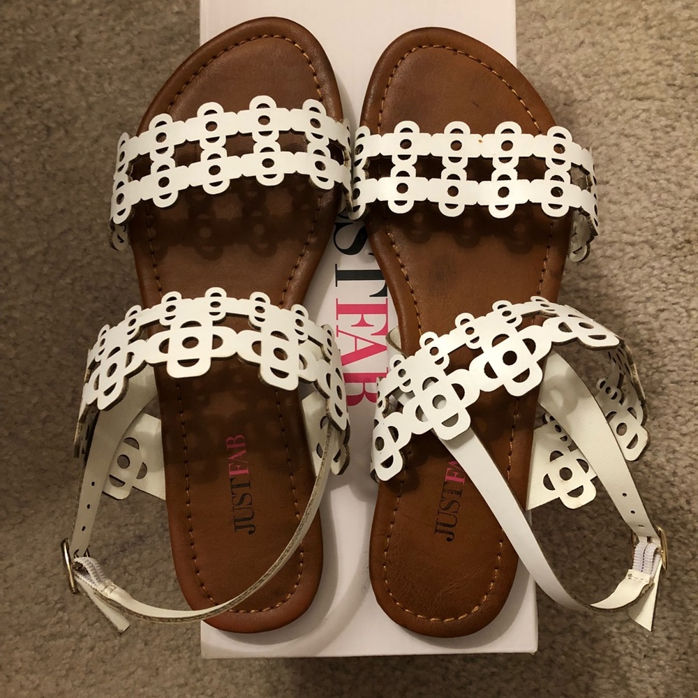 White Sandals
